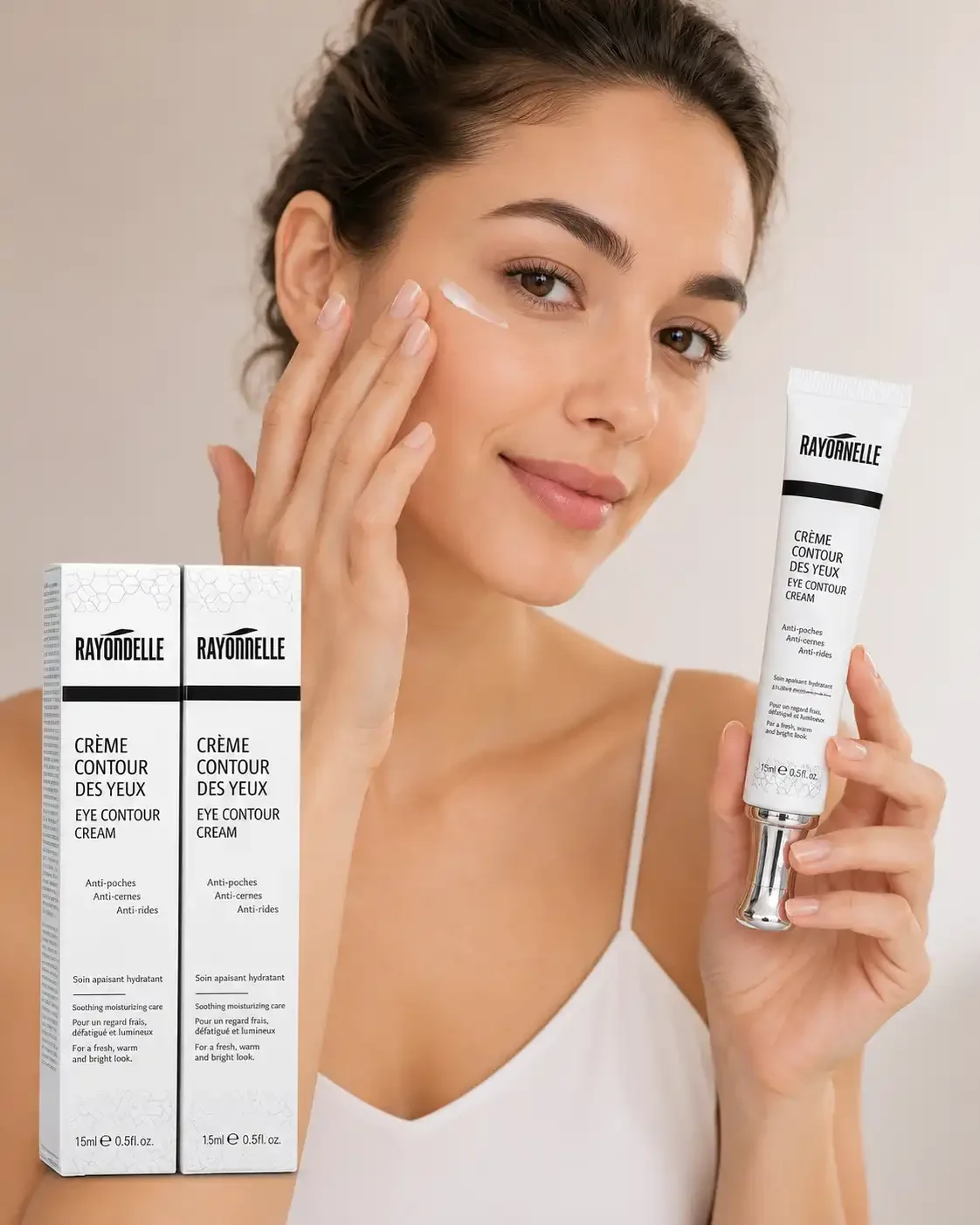 Crème Contour Des Yeux – Soin Anticernes, Anti poches & Anti-rides - Image 1 of 3