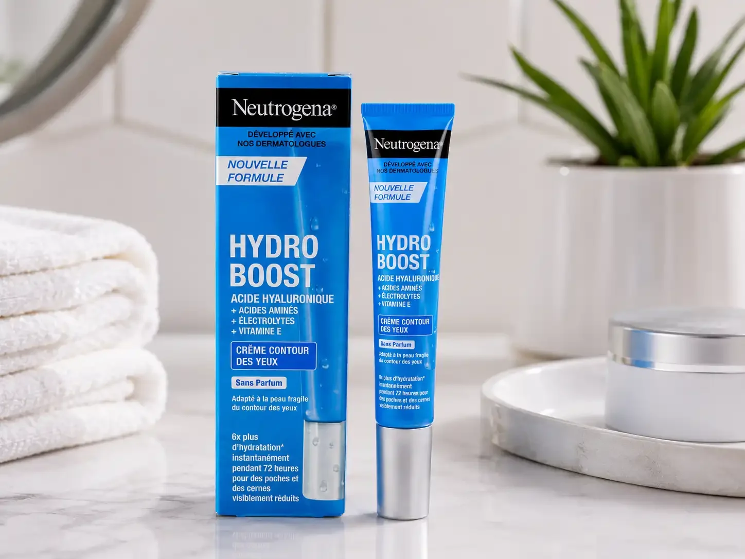 Hydro Boost Crème Contour Des Yeux – Acide Hyaluronique & Vitamine E – Hydratation 72h - Image 1 of 2