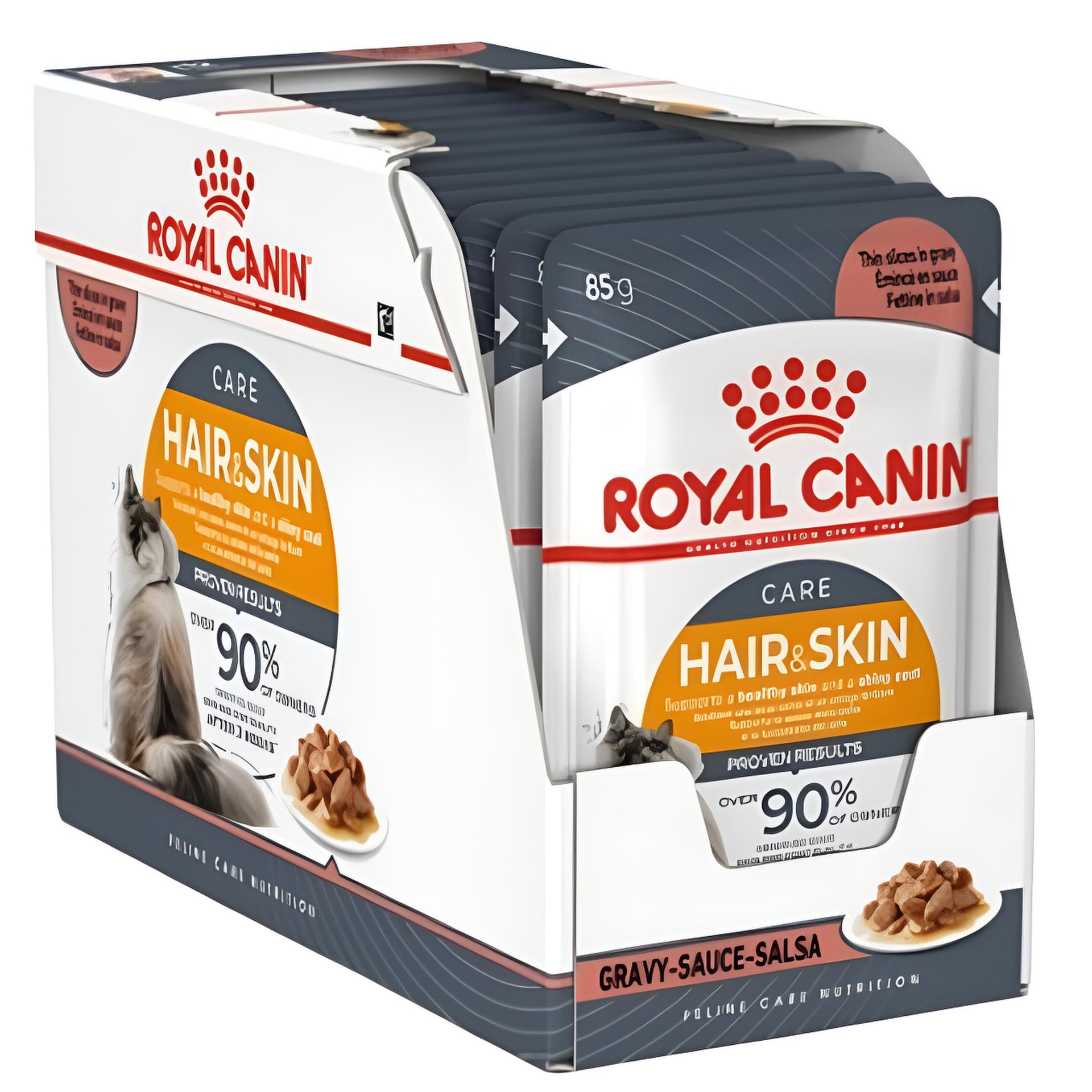 Hair & Skin Pâtée Pour Chat - Pack (12x 85g) - Image 1 of 1