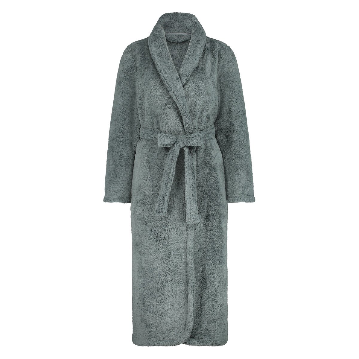 Long Fleece Bathrobe - Image 1 of 4