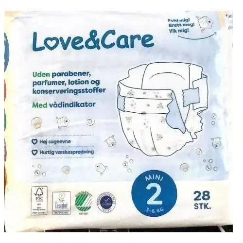 Love Care & 2 Junior 3-6 Kg (28x6) - Image 1 of 1