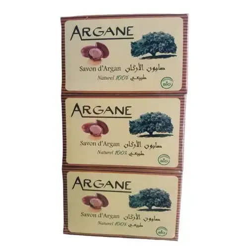 Lot De 3 Savons Naturels À L'huile D'argan - 80 G - Image 1 of 3