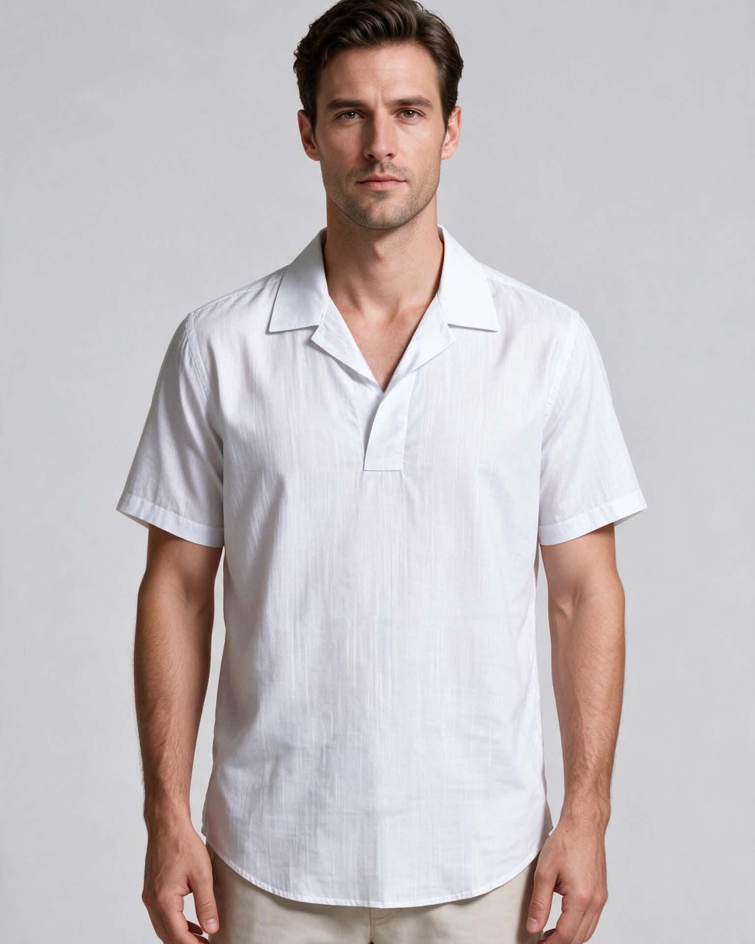 Chemise À Manches Courtes À Col Revers - Image 1 of 4
