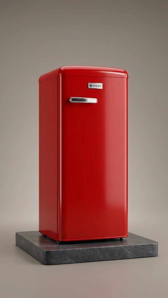 Réfrigérateur Rétro 1 Porte 110L - Image 1 of 2