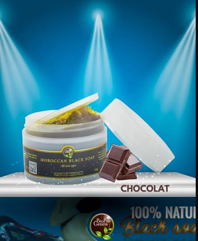 Savon Noir Marocain Bio Parfumé Au Chocolat - Image 1 of 1