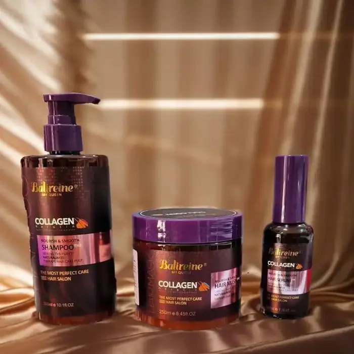 Pack Cheveux : Shampoing + Masque + Sérum - Collagène Sans Sulfate - Image 1 of 2