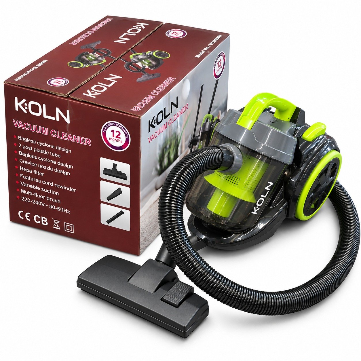 Aspirateur Sans Sac Cyclonique Koln Vi3000w - Image 1 of 1