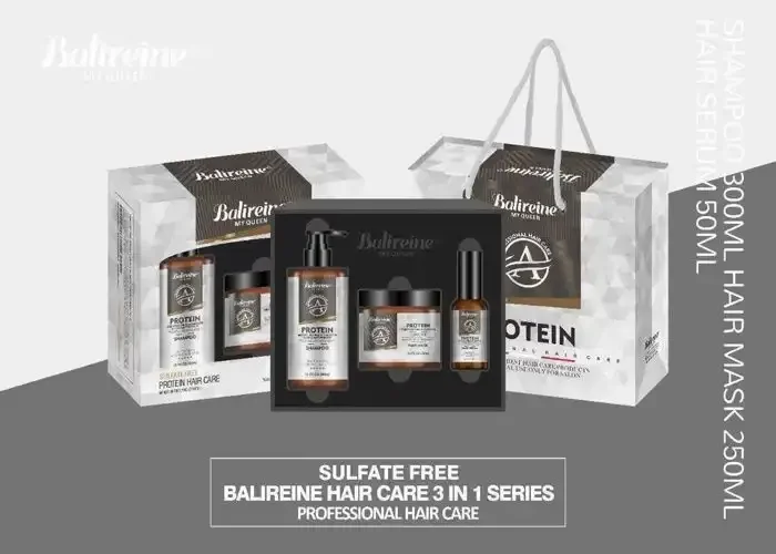 Pack Cheveux : Shampoing + Masque + Sérum- Protein Noir Sans Sulfate - Image 1 of 1