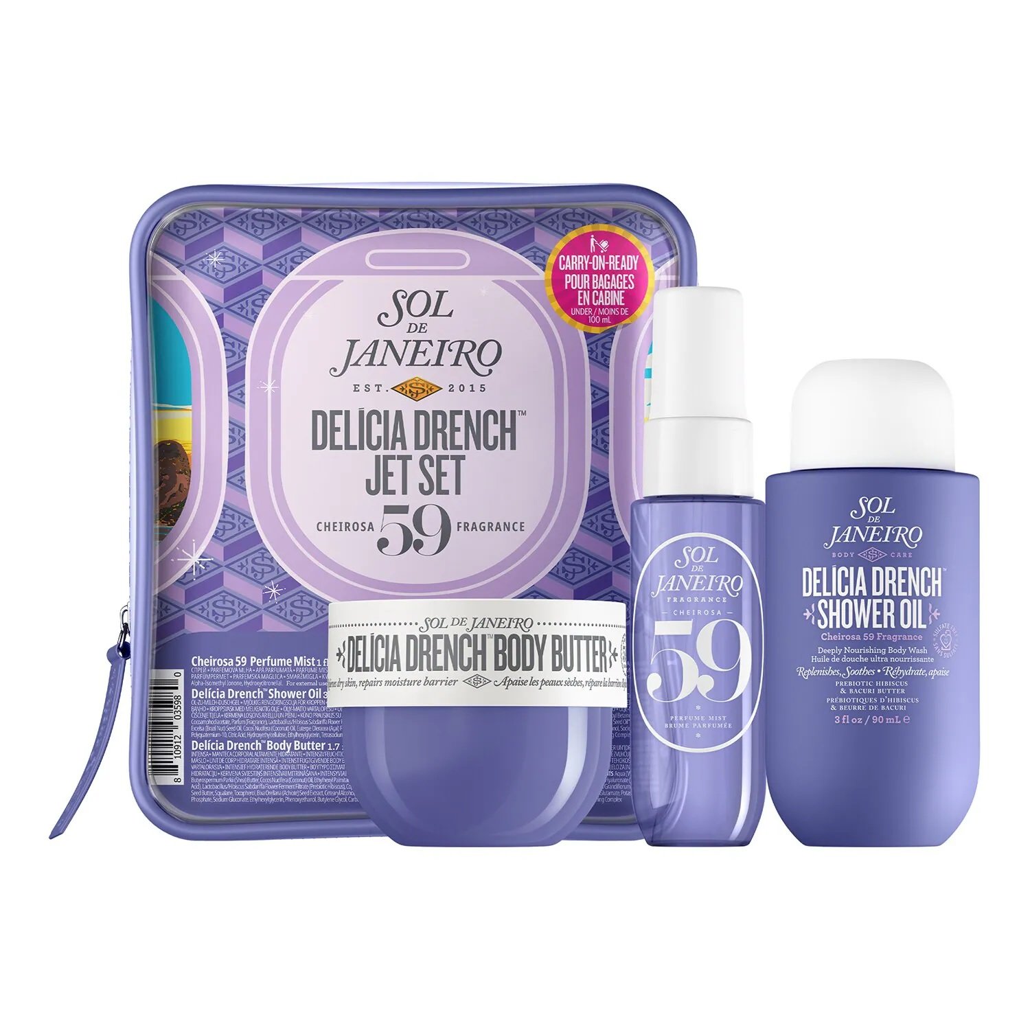 Sol De Janeiro Delicia Drench™ Jet Set - Kit corporel - Image 1 of 3