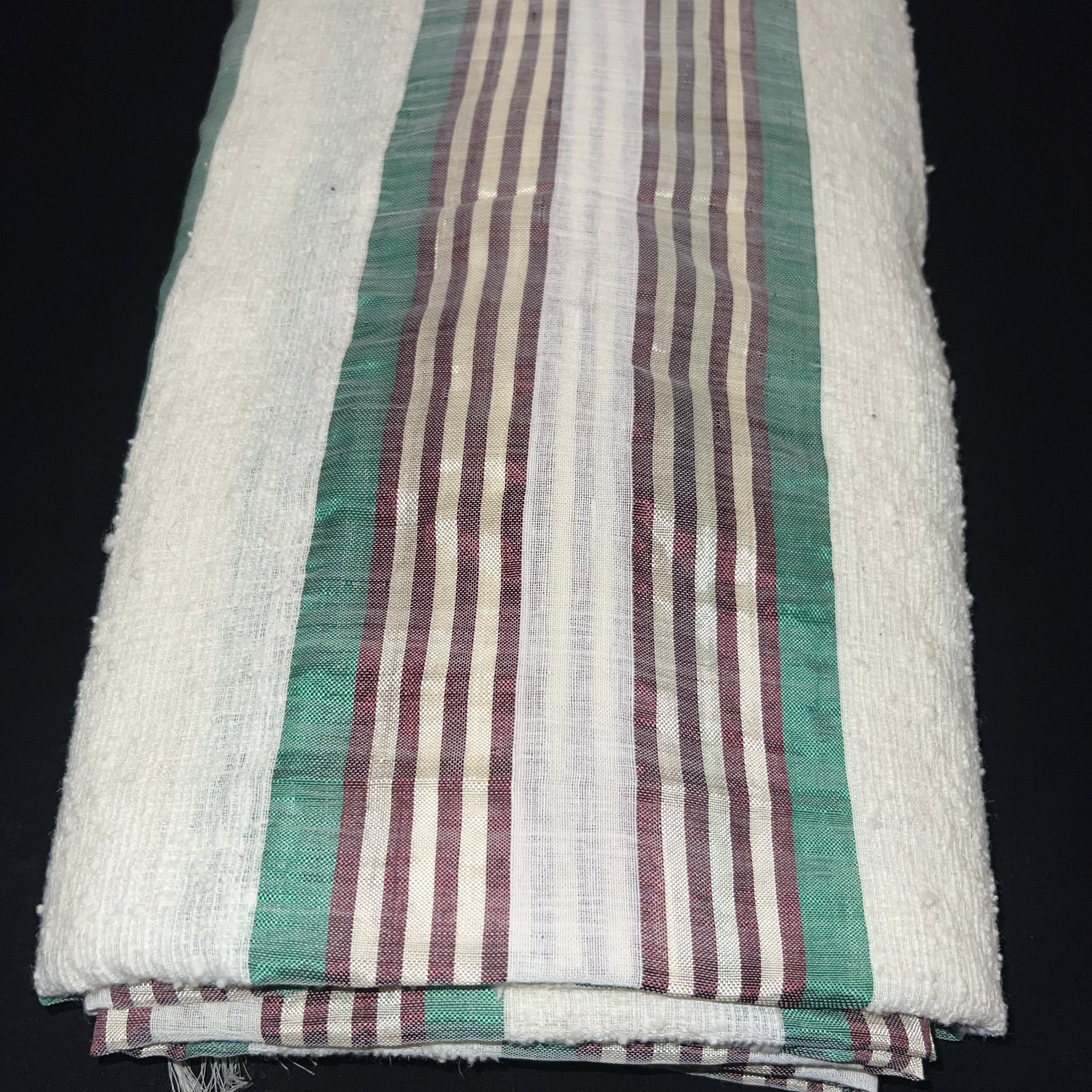 Tissu Bzioui prestige – Bande centrale texturée - Image 1 of 6