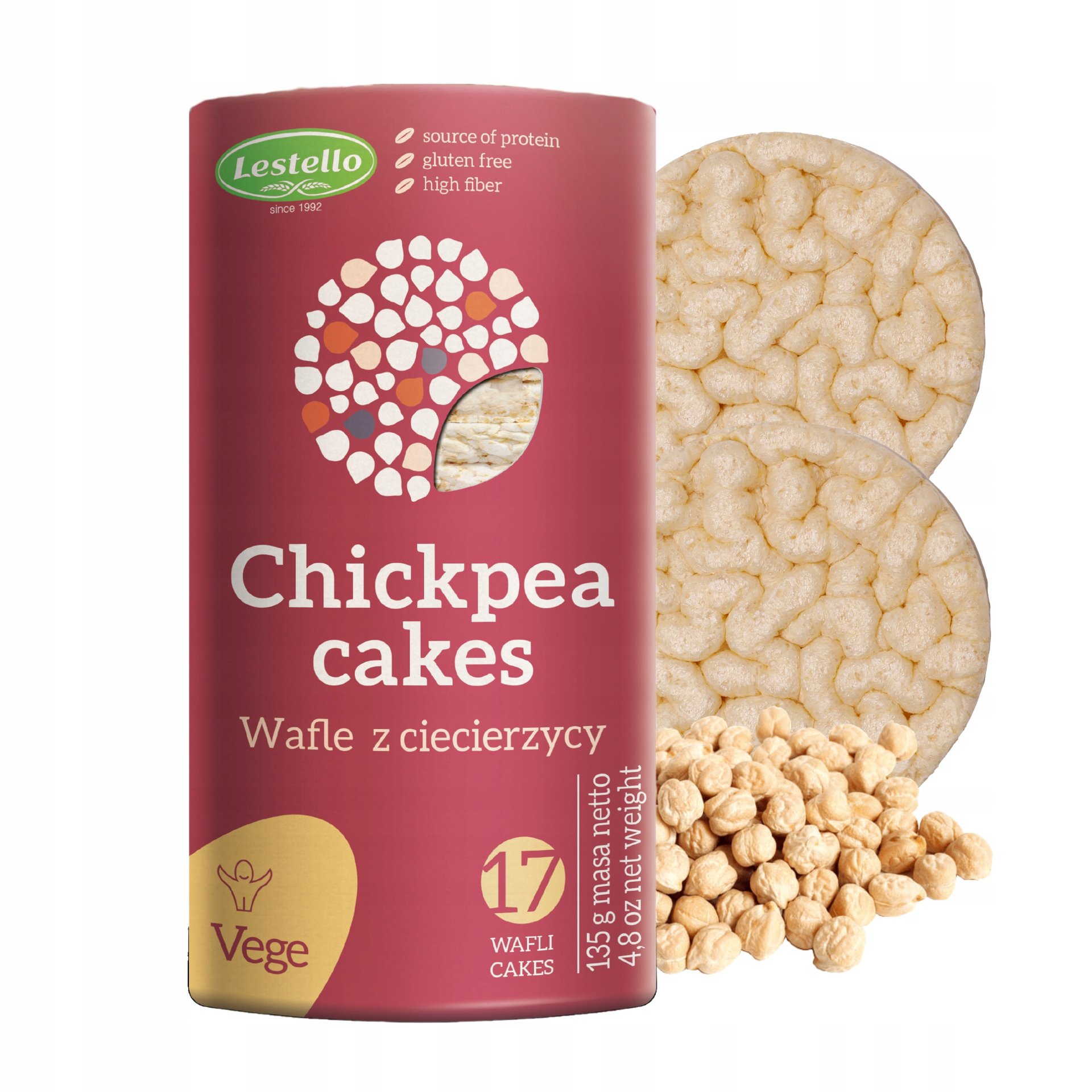 Galettes de Pois Chiches Sans Gluten Lestello 135g - Image 1 of 2