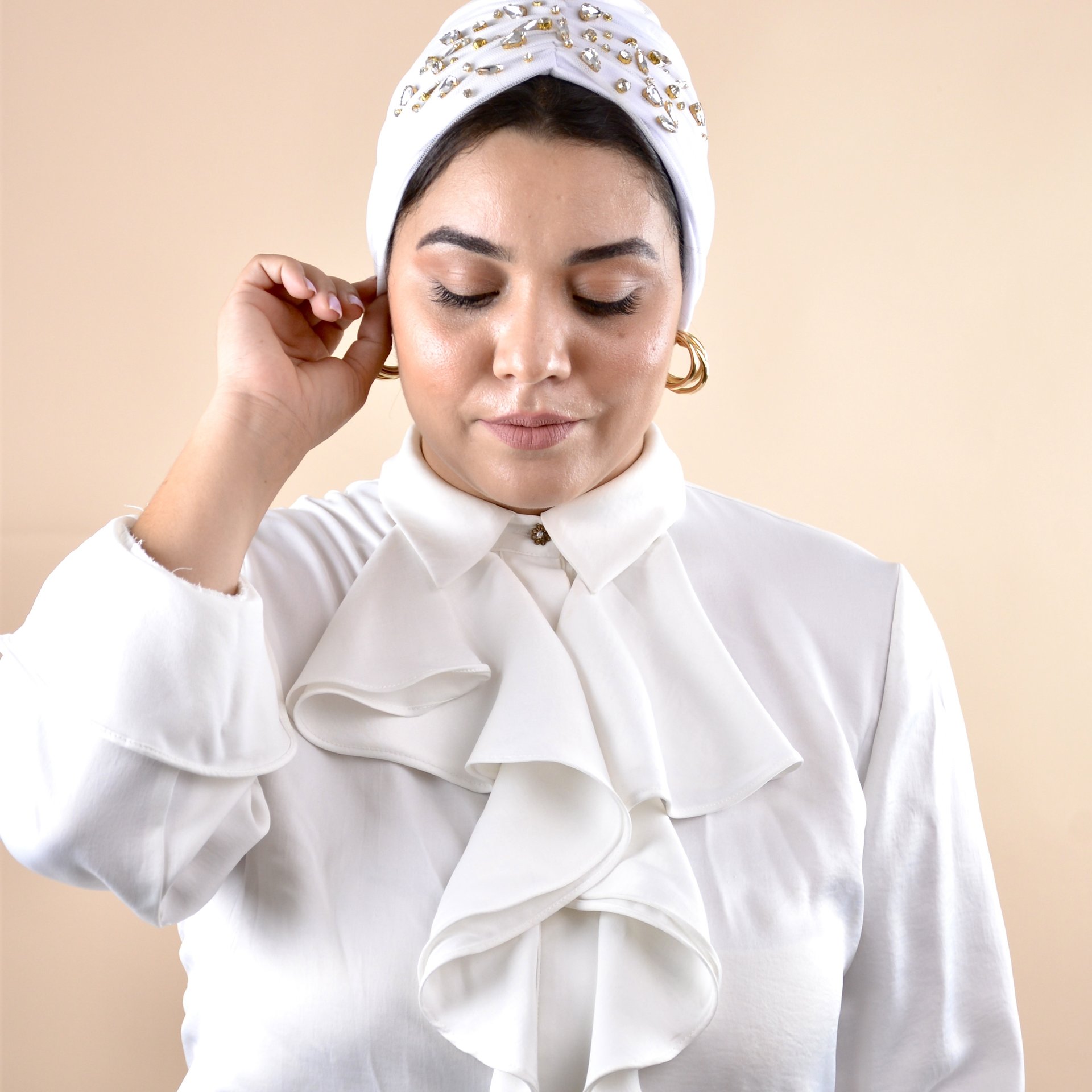 Turban queen of sea junior white - Image 1 of 2