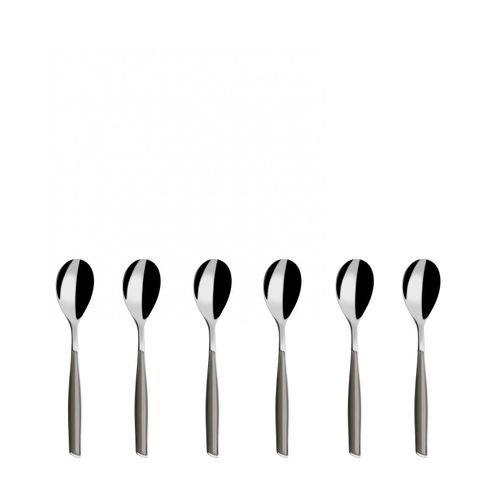 Glamour 6 Pcs Cuillères à Café Silver - Image 1 of 1