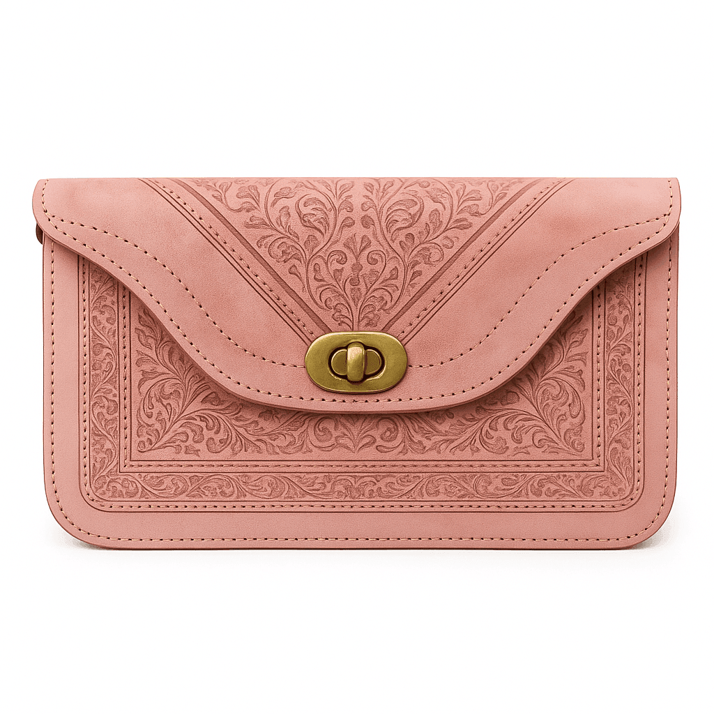 Sac à bandoulière en cuir  poussiéreux – pochette marocaine faite à la main - Image 1 of 2