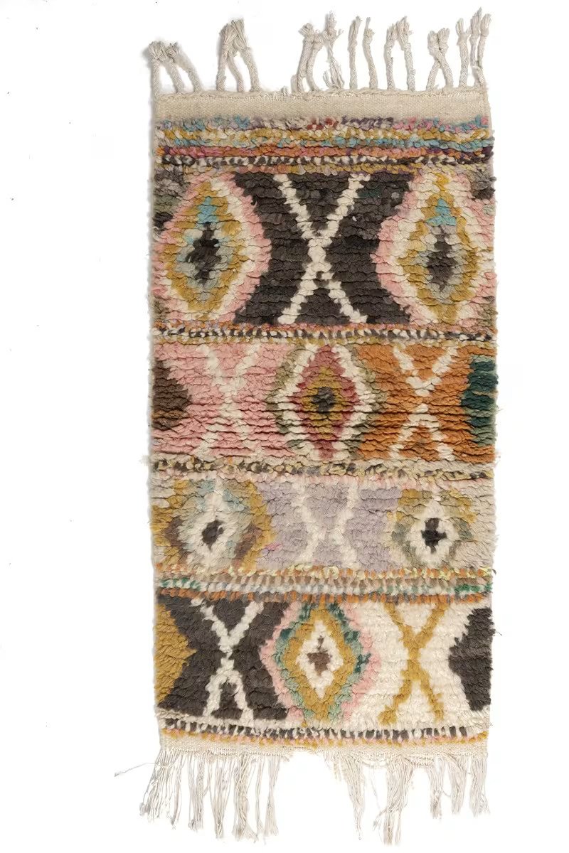 Tapis marocain tribal coloré - Image 1 of 2
