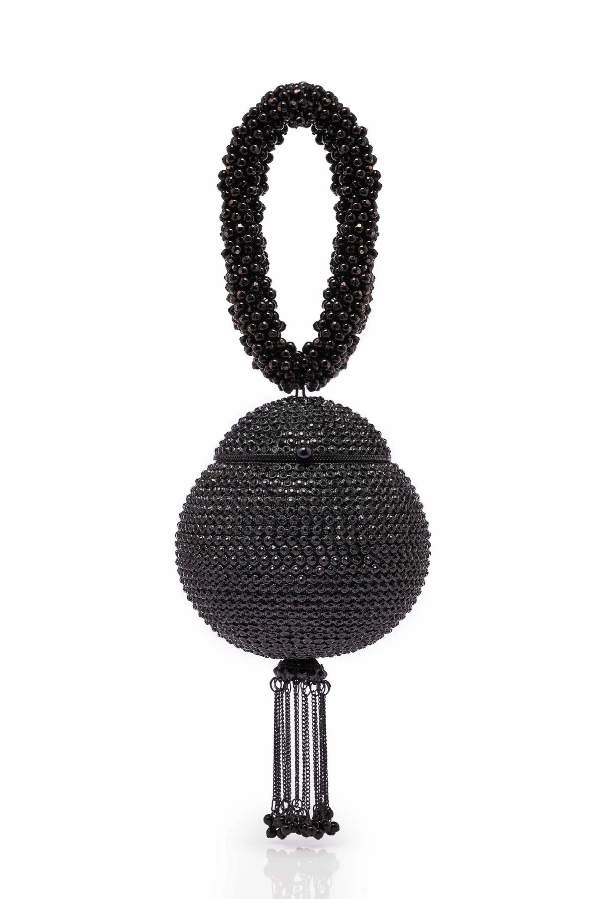 All That Glitters -Babi Crystal Pearl Bracelet-Midnight Black - Image 1 of 4