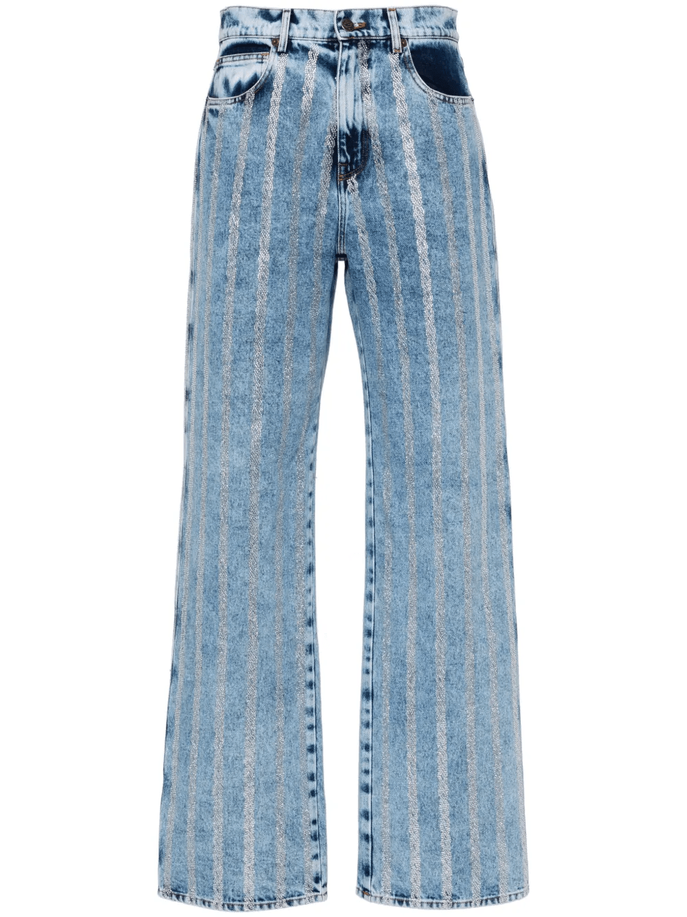 MARBELD JEANS WITH CRYSTAL  - Image 1 of 4