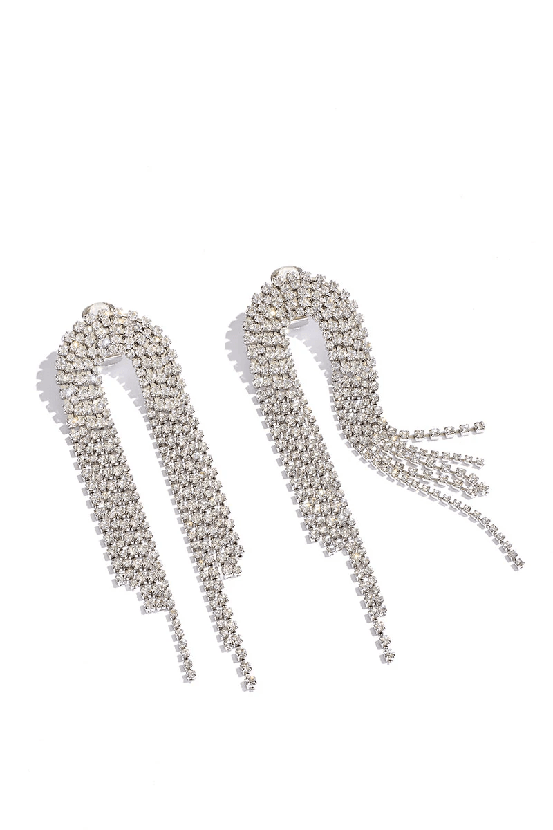 BOUCLES D'OREILLES CASCADE STRASS - Image 1 of 1