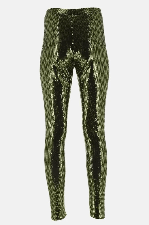 Legging brodé de sequins à taille haute - Image 1 of 2