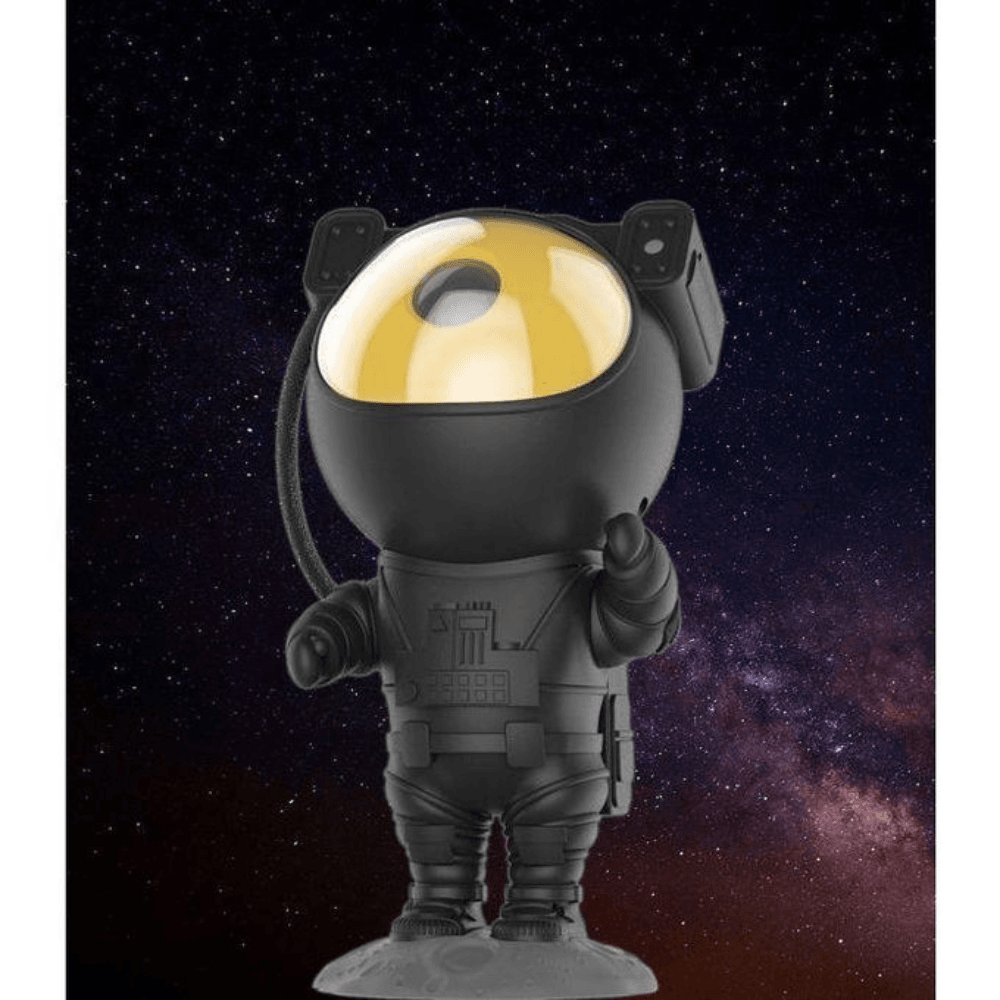 Astronaute Projecteur Détoiles Et Nébuleuses Noir Et Or - Image 1 of 3