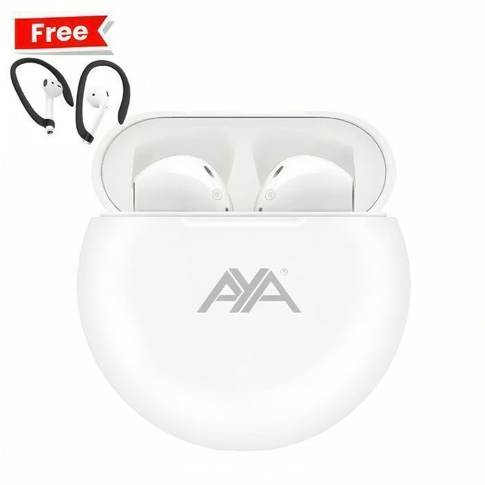 Ecouteur Sans Fil Bluetooth Original Aya Ep011 + Crochets Doreilles Sportifs Gratuit - Image 1 of 5