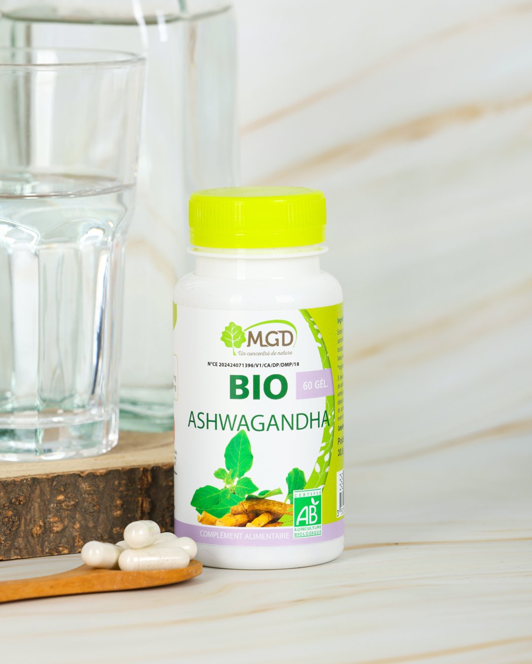 Ashwagandha Bio 60 Gélules - Image 1 of 1