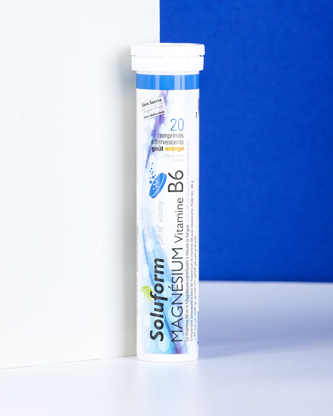Magnésium Vitamines B6 Goût Orange 20 comprimés - Image 1 of 1