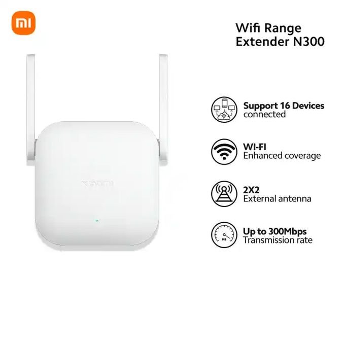 Wifi Range Extender N300 , Répéteur Wifi Point d'accès 300Mbps - Image 1 of 5