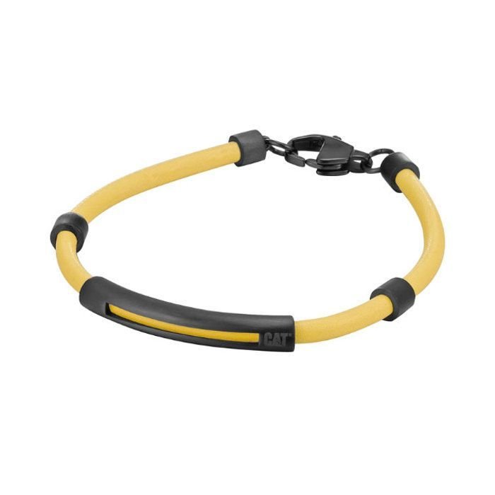 Bracelet pour homme Caterpillar Jaune et Noir - Image 1 of 2