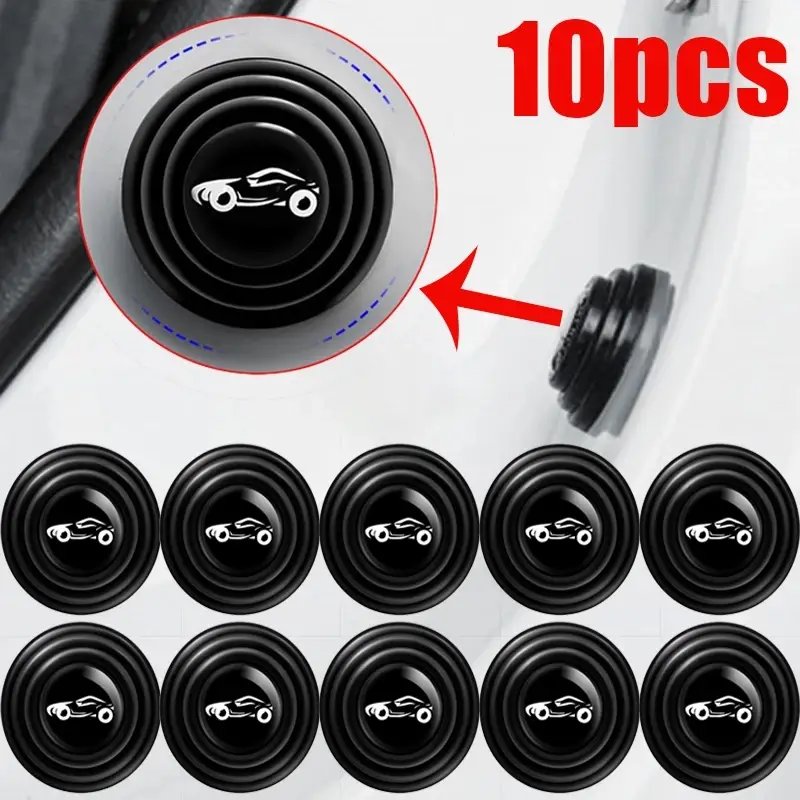 Lot de 10 joints silicone anti-choc pour portières auto – Protège et isole - Image 1 of 8