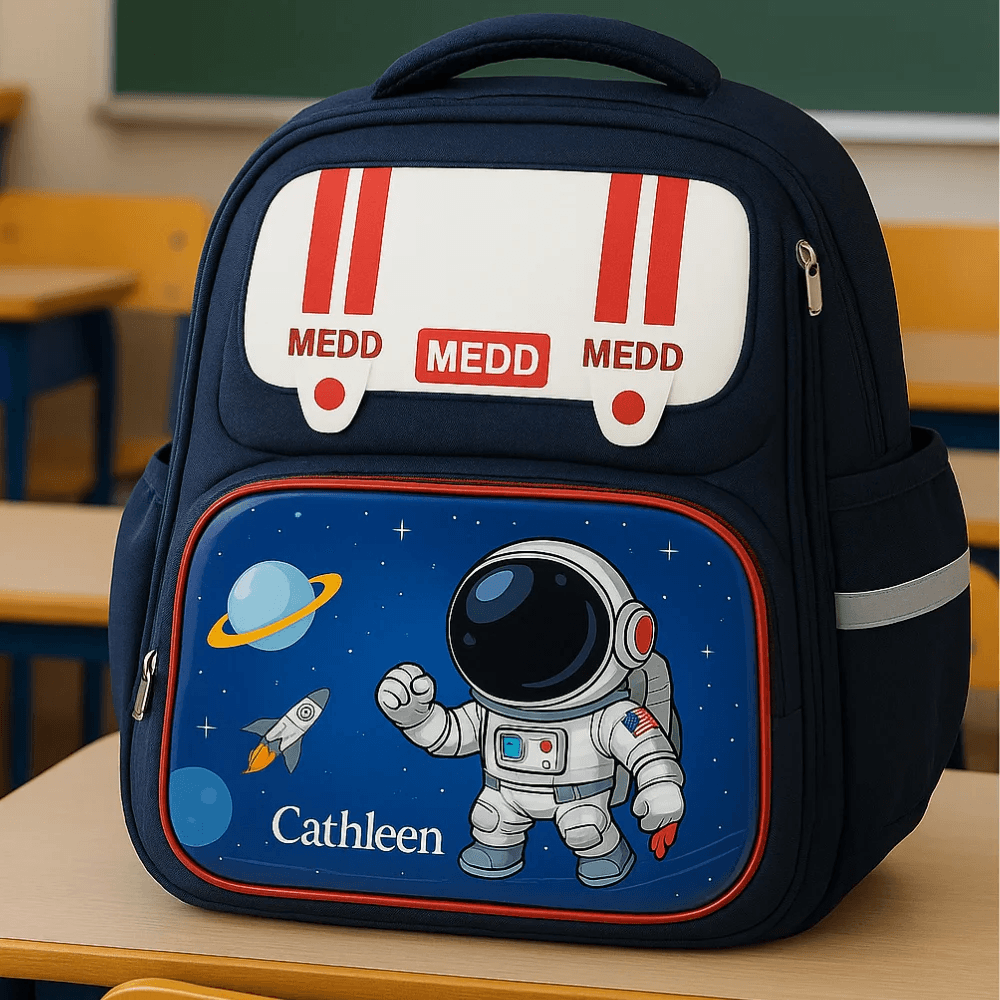 Sac À Dos Scolaire Enfant Motif Astronaute - Image 1 of 5