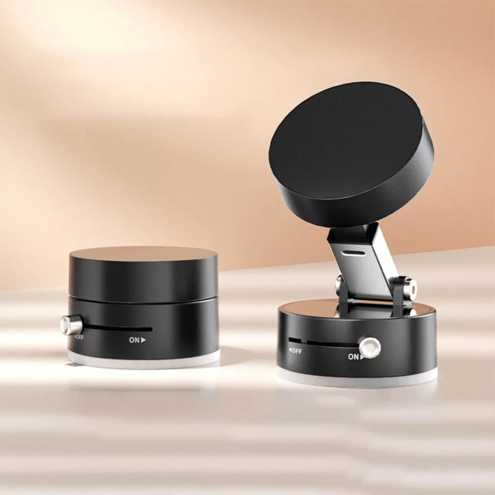 Mini Support De Telephone Magnetique A Ventouse Double Face – Couleur Aléatoire - Image 1 of 7