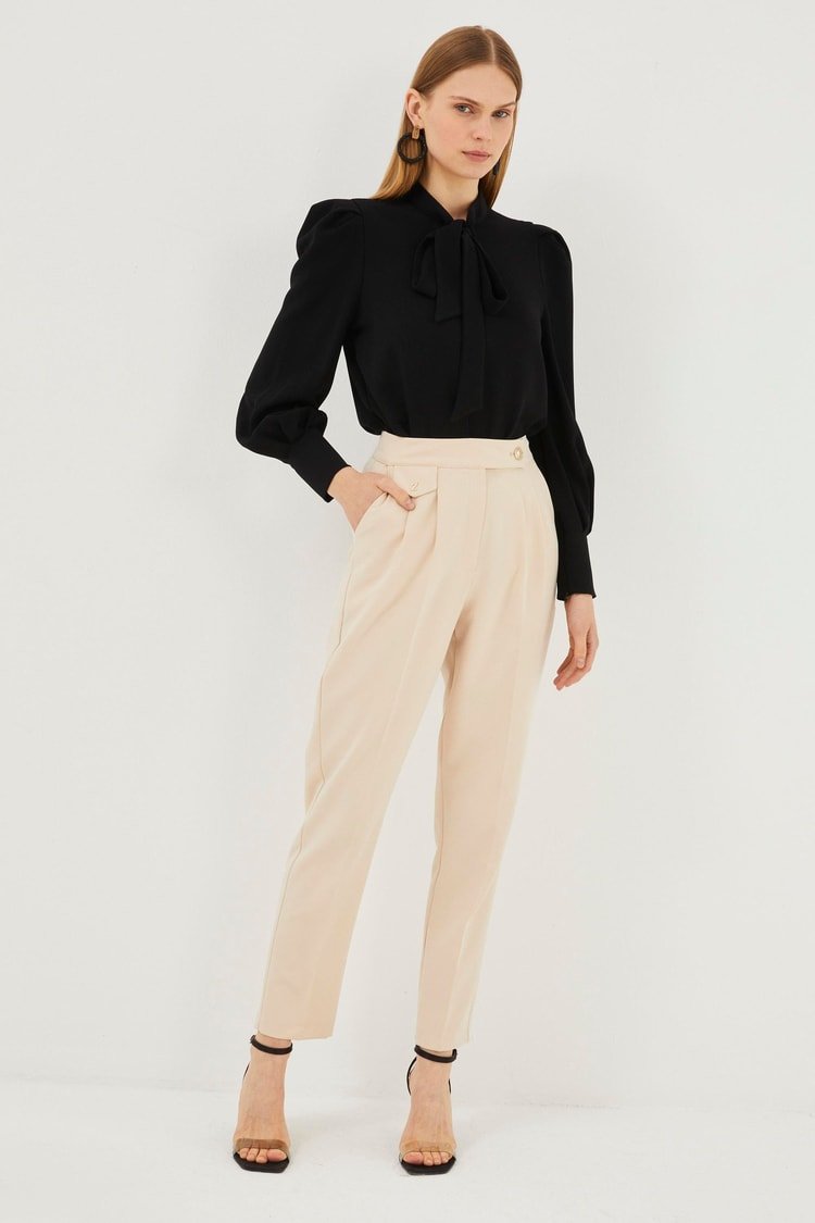  Pantalon taille haute carotte - Image 1 of 3