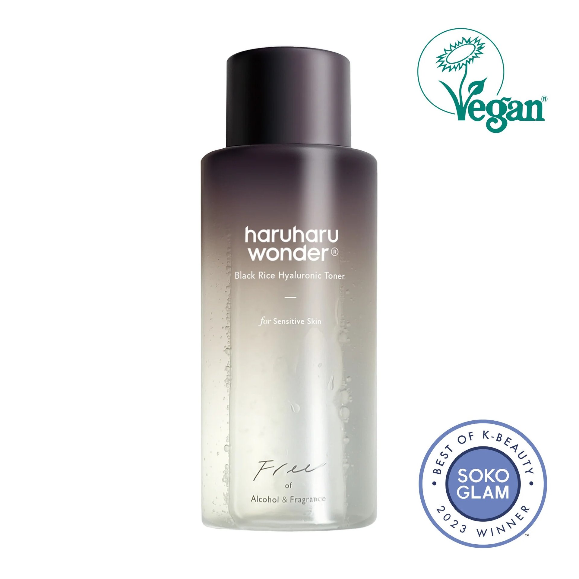 Lotion Tonique À L'acide Hyaluronique Au Riz Noir - Image 1 of 4