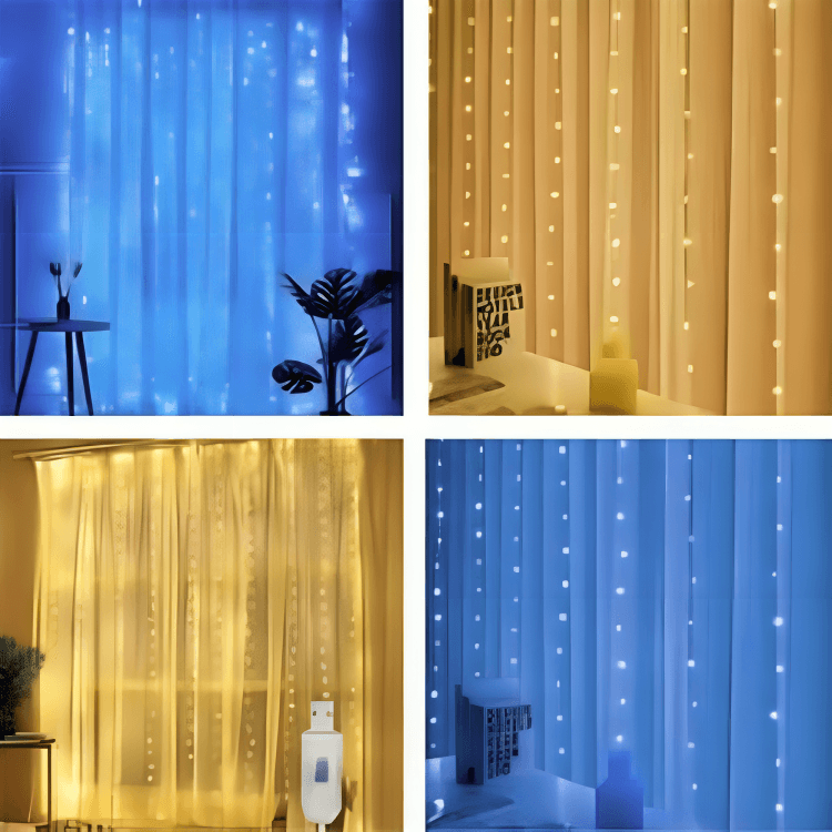 Rideau Lumineux LED 3x3M MY-7271 - Image 1 of 4
