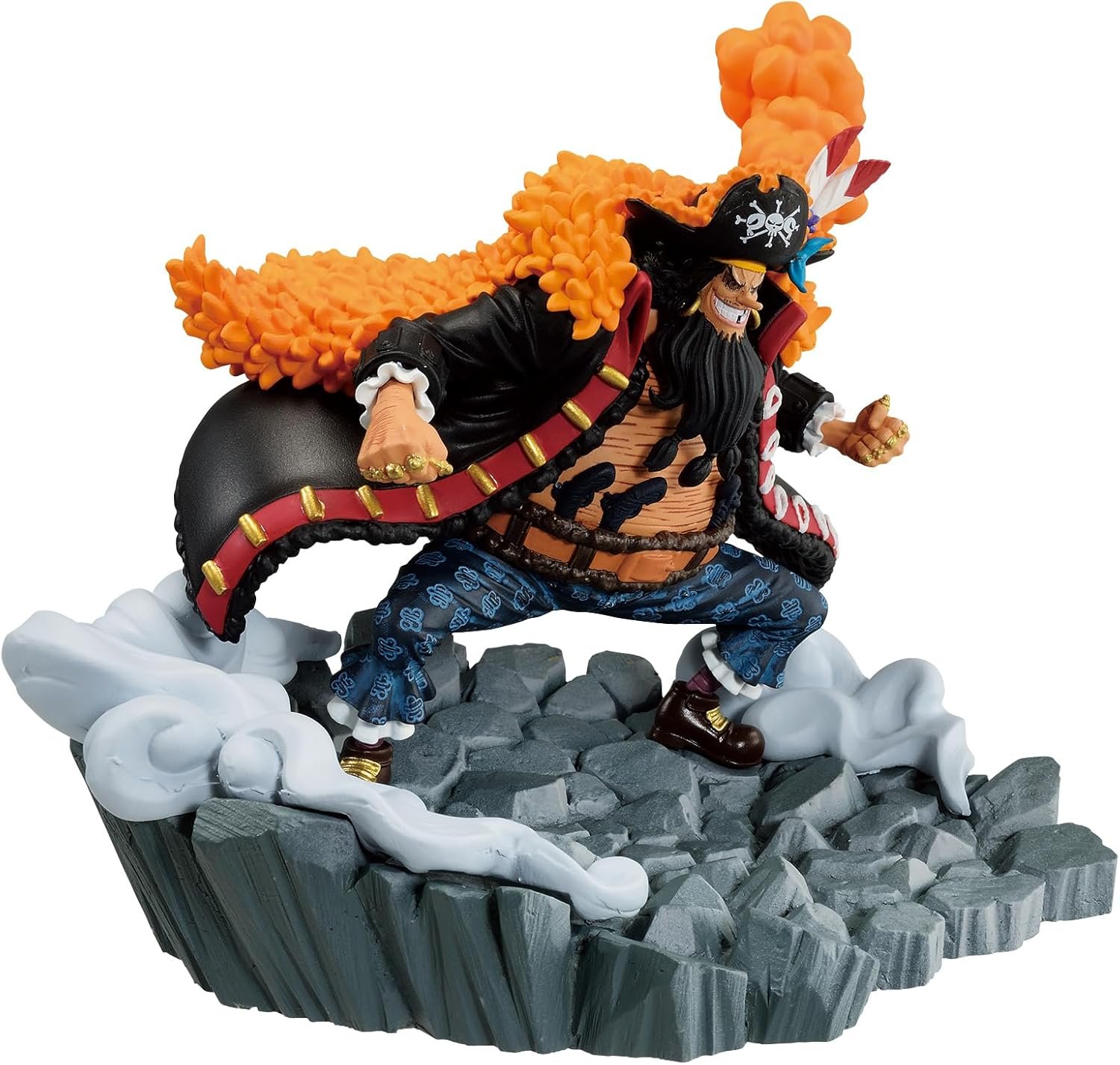 ONE PIECE SENKOZEKKEI MARSHALL D TEACH - 8 cm - Image 1 of 1