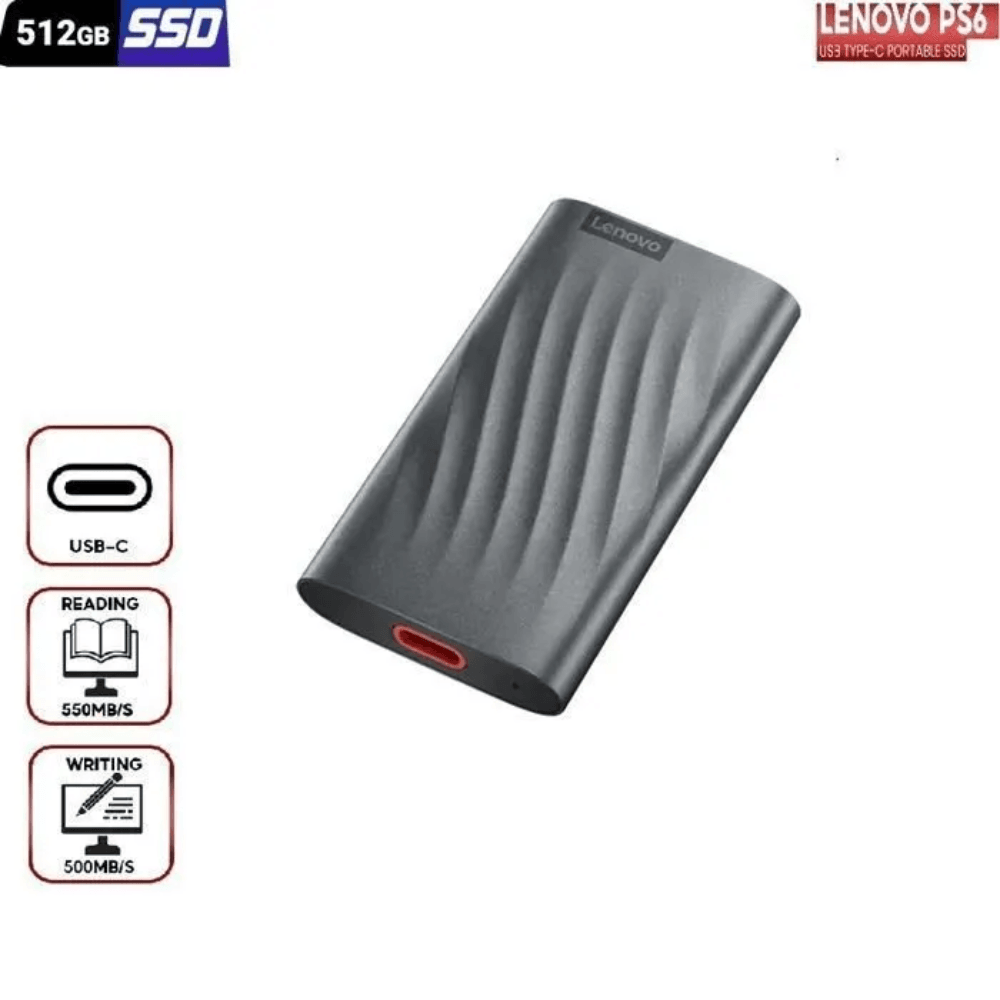 SSD Externe 512 Go, Vitesse de Lecture 550 Mo/s, USB 3.2gen 1 - Image 1 of 4