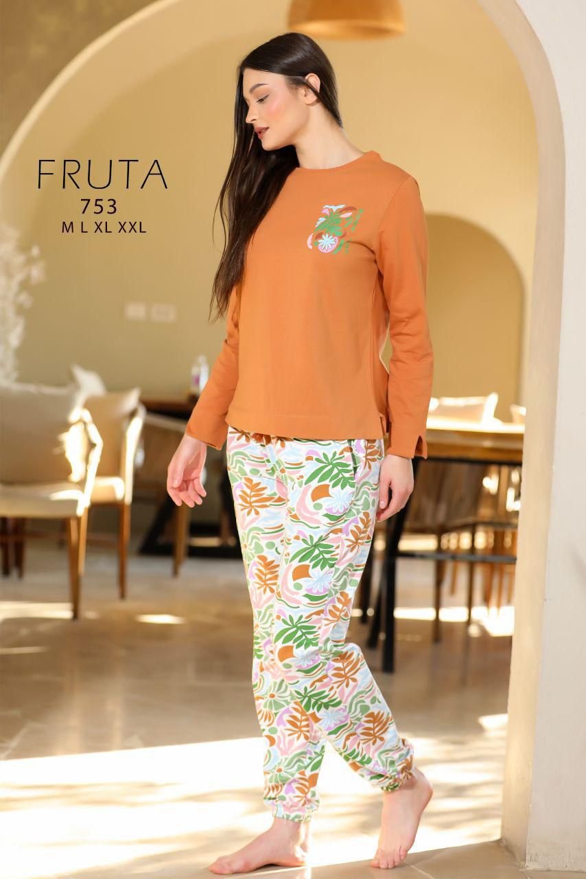 Pyjama en Coton Égyptien – Marque Fruta - Image 1 of 1