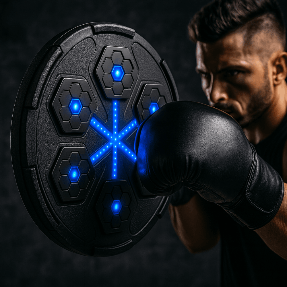 Appareil de Boxe Murale LED Bluetooth – 7 Modes Musicaux & Entraînement Sportif - Image 1 of 5