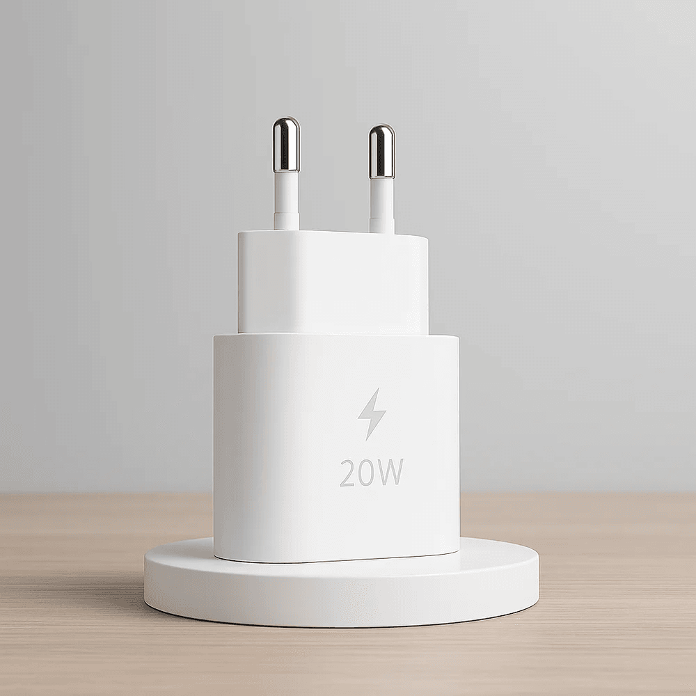 Adaptateur de Charge Rapide VT-07 – 20W USB-C Power Adapter, Couleur Blanc - Image 1 of 3