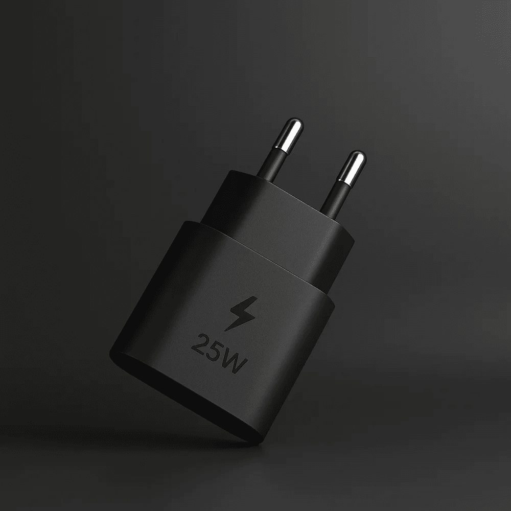 Adaptateur de Charge Rapide VT-08 – 25W USB-C Power Adapter, Couleur Noir - Image 1 of 3