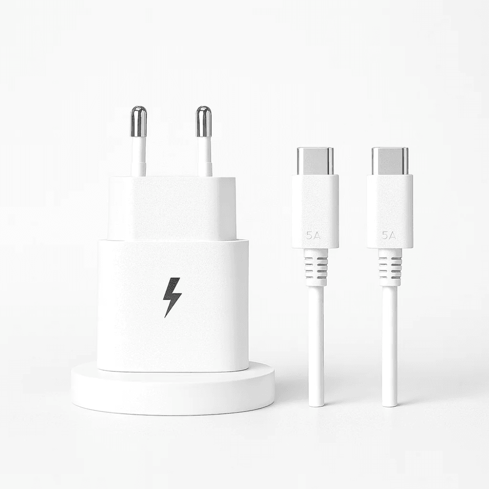Chargeur Rapide VT-05 – 20W USB-C to USB-C Power Adapter, Couleur Blanc - Image 1 of 4