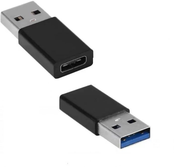 Adaptateur USB vers USB-C Compatible Chargeur Secteur-Ordinateur Etc Vers USB C - Image 1 of 3