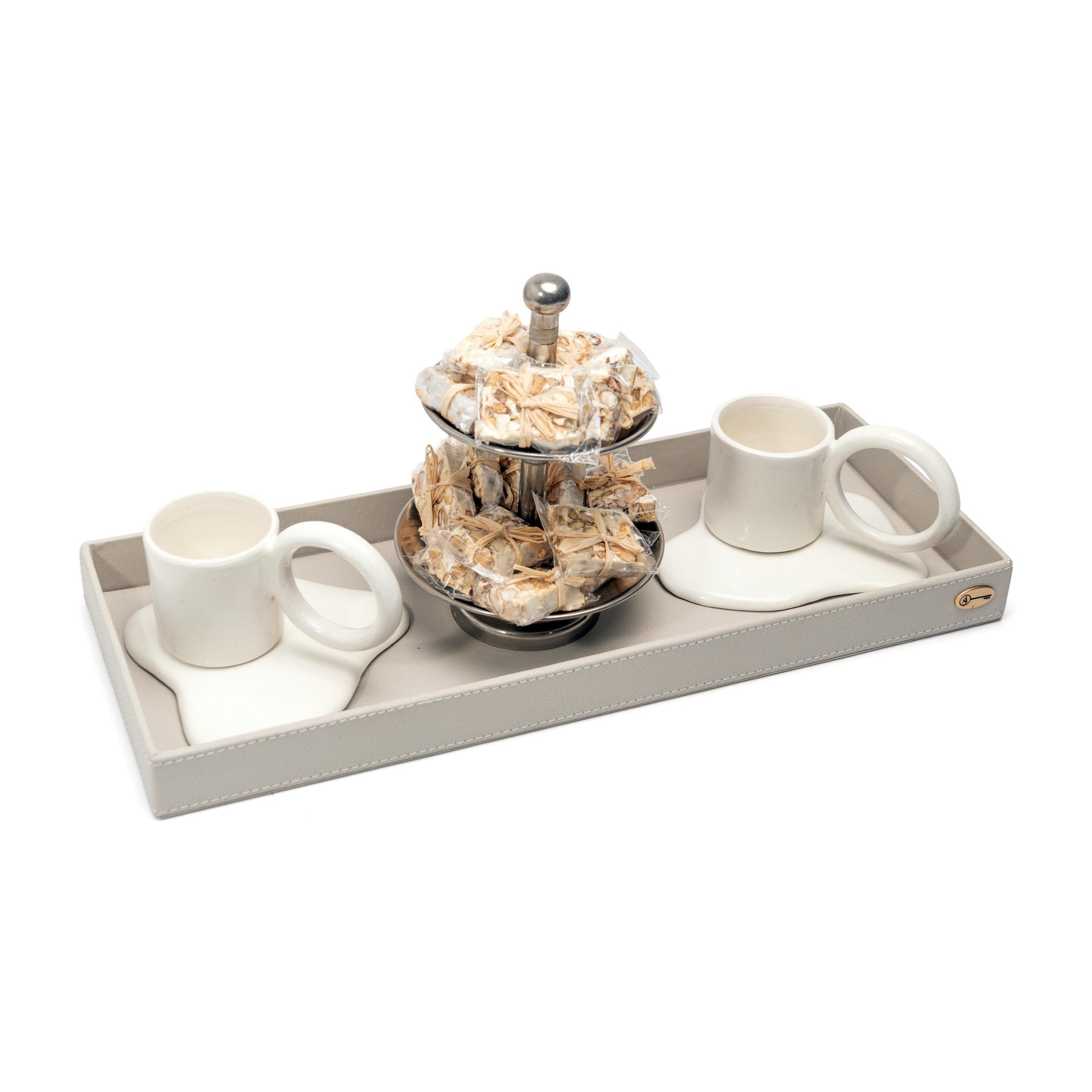 Plateau Pause Café avec Serviteur Nougat - Image 1 of 2