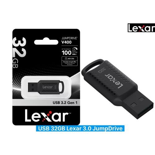 Clé Usb 32Gb USB 3.2 Jump Drive Vitesse 100MB/s V400 Transfert Fichiers Rapide - Image 1 of 3