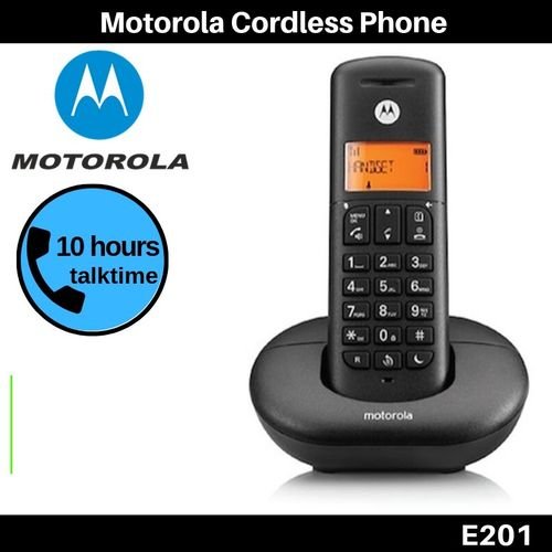 Téléphones E201 sans Fil Numérique -Mains Libre Haut Parleur-Blocage d'appel - Image 1 of 3