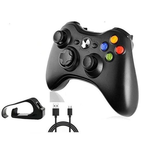 Manette de jeu avec support sans fil- 4.0 pour PC Windows 7/8/10/Switch/P4/P3/portable/Smartphones - Image 1 of 3