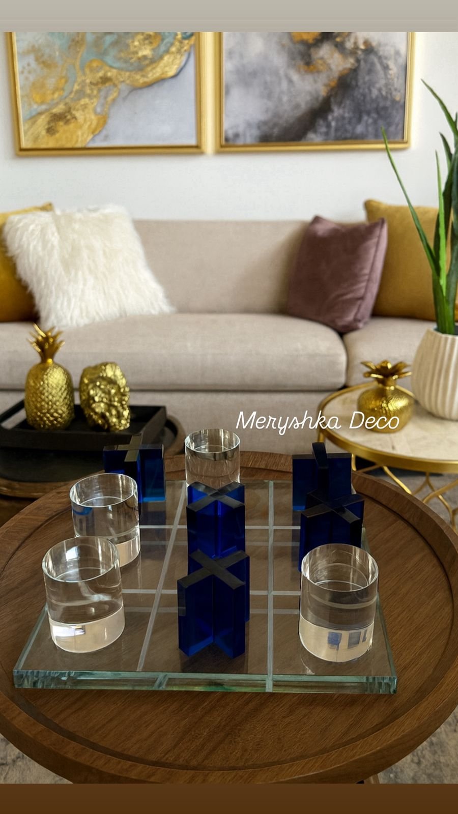 Jeu de morpion design luxe - Image 1 of 1