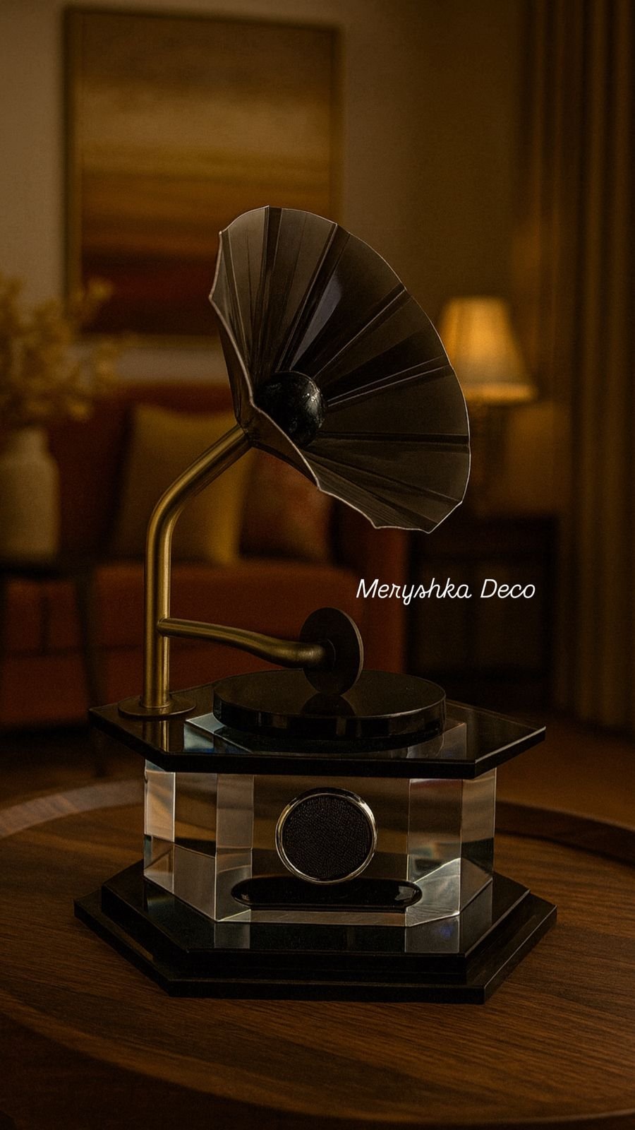 Gramophone Décoratif Vintage - Image 1 of 1