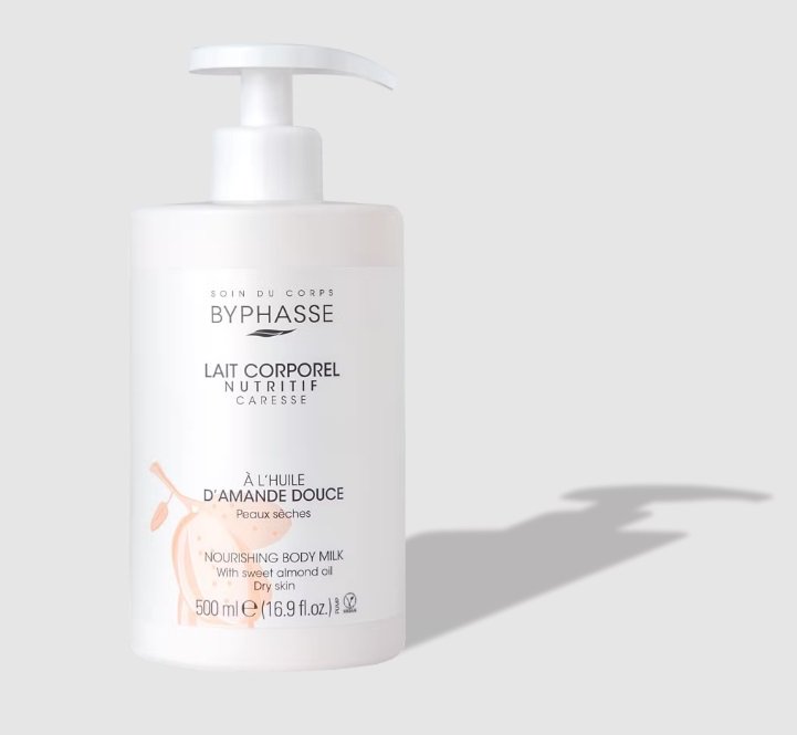 Lait Corporel Nutritif - Pompe Doseuse- Extrait D'Amande Douce - Peaux Sèches - Image 1 of 2